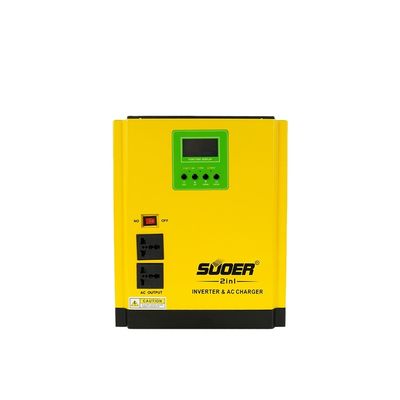 качество  90% SUOER 3000va 24V two in one lcd display pure sine waveform inverter with ac charger hybrid solar inverter завод