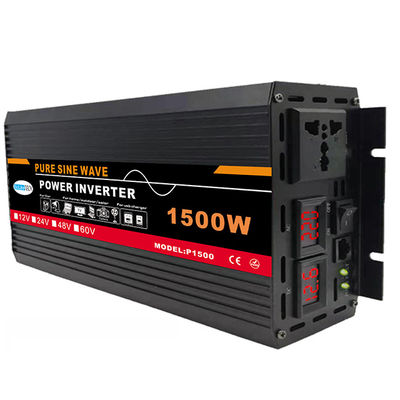 качество  Aluminum Shell 1500w 12V 24V 48V 60V DC To AC 220V/110V Low Frequency Power Inverter With Charger завод